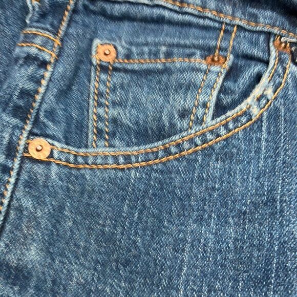 LEVI’s 515 Bootcut Unisex Jeans Sz 8 - Picture 4 of 10